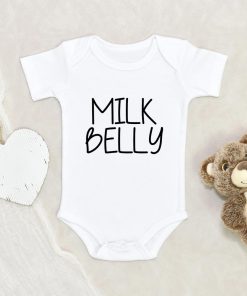 Funny Baby Clothes - Milk Belly Onesie - Funny Milk Onesie - Cute Baby Shower Gift NW0112 0-3 Months Official ONESIE Merch
