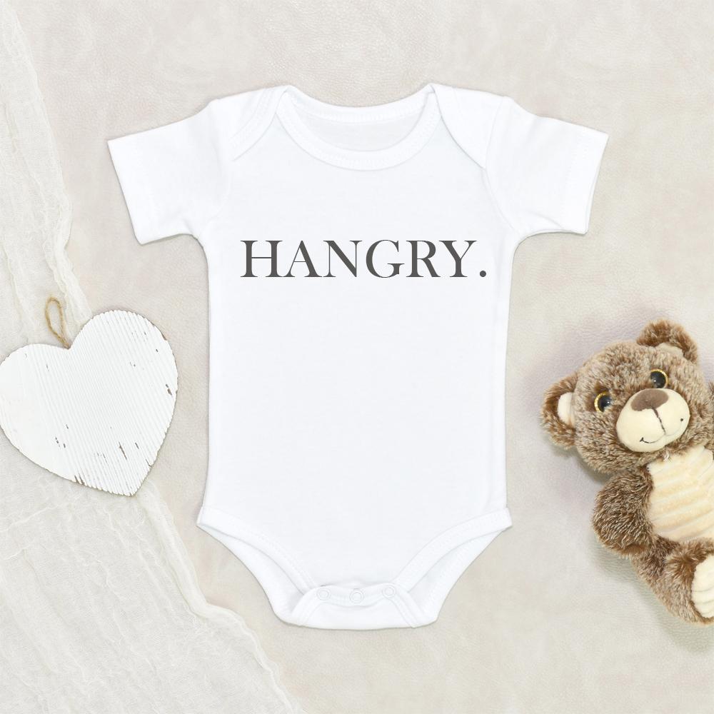 Cute Baby Clothes - Hangry Baby Onesie - Funny Baby Clothes NW0112 0-3 Months Official ONESIE Merch