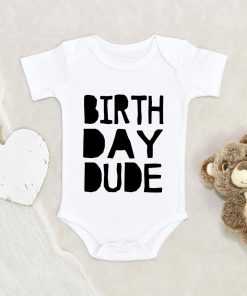 Birthday Boy Onesie - Birthday Dude Boy Onesie - Birthday Baby Clothes NW0112 0-3 Months Official ONESIE Merch
