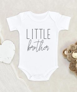 Cute Little Brother Baby Onesie - Little Brother Onesie - Little Brother Baby Onesie - Little Brother Clothes NW0112 0-3 Months Official ONESIE Merch