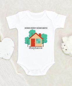Home Birth Onesie - Home Sweet Home Birth Gift Onesie - Baby Boy Onesie - Baby Girl Onesie NW0112 0-3 Months Official ONESIE Merch