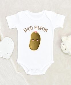 Funny Baby Onesie - Spud Muffin Baby Onesie - Vegetable Baby Clothes - Cute Baby Onesie - Baby Onesie NW0112 0-3 Months Official ONESIE Merch