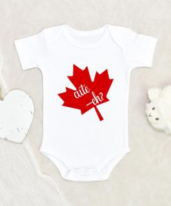 Baby Onesie - Canadian Baby Clothes - Funny Baby Clothes - Cute Eh? Baby Onesie - Cute Baby Onesie NW0112 0-3 Months Official ONESIE Merch