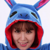 Premium Blue Stitch Hoodie | Onesieful OF0112 Small (Chest 94 CM / 36 IN Height 148-158 CM / 4'10 -5'2 ) Official ONESIE Merch