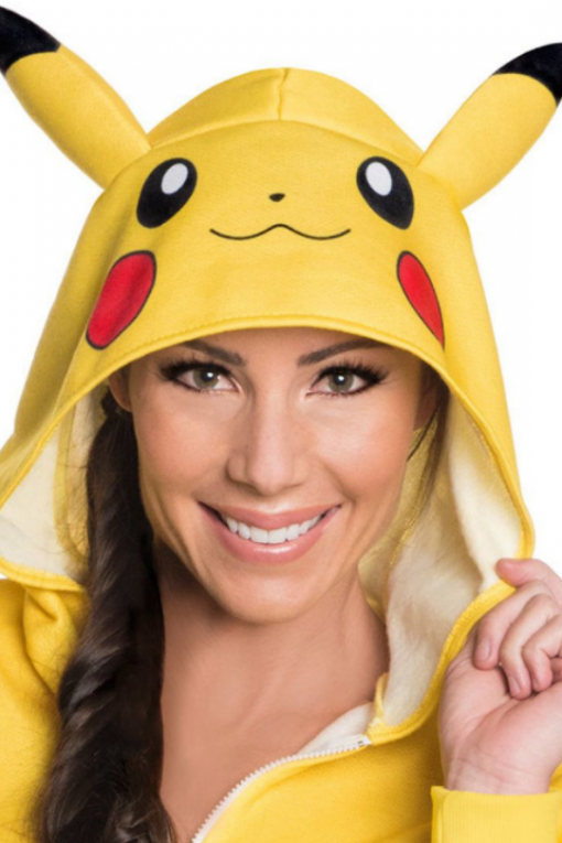 Premium Pikachu Hoodie | Onesieful OF0112 Small (Height 148-160 CM / 4'10 -5'3) Official ONESIE Merch