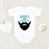 Father's Day Onesie - Father's Day Gift - Daddy's Little Beard Puller Baby Onesie - Funny Baby Clothes - Daddy Onesie NW0112 0-3 Months Official ONESIE Merch