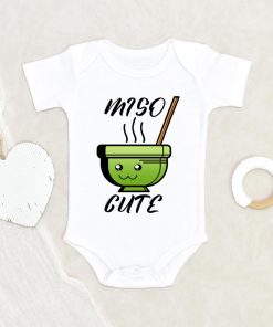 Cute Baby Onesie - Miso Cute Onesie - Funny Clothes - Unisex Baby Onesie - Sushi Onesie- Baby Shower Gift NW0112 0-3 Months Official ONESIE Merch