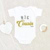 Big Cousin Onesie - Cousin Baby Announcement Onesie - Cute Baby Clothes - New Nephew Or Niece Onesie NW0112 0-3 Months Official ONESIE Merch