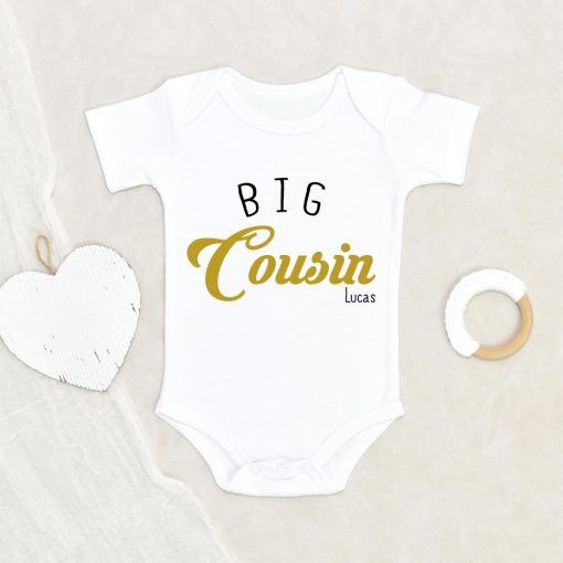 Big Cousin Onesie - Cousin Baby Announcement Onesie - Cute Baby Clothes - New Nephew Or Niece Onesie NW0112 0-3 Months Official ONESIE Merch