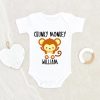 Chunky Monkey Onesie - Funny Baby Shower Gift - Chunky Monkey Baby Onesie - Personalized Baby Gift NW0112 0-3 Months Official ONESIE Merch