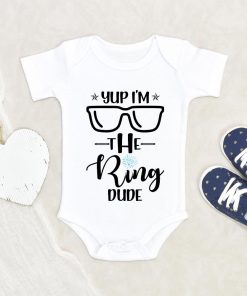 Cute Ring Dude Clothes - Ring Bearer Baby Onesie - Ring Security Onesie NW0112 0-3 Months Official ONESIE Merch