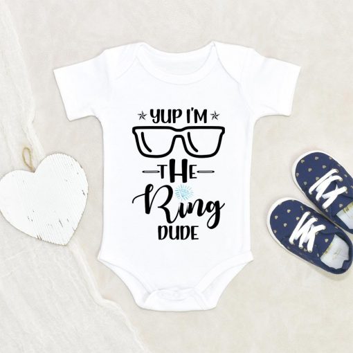 Cute Ring Dude Clothes - Ring Bearer Baby Onesie - Ring Security Onesie NW0112 0-3 Months Official ONESIE Merch