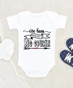 I've Been Promoted To Big Cousin - Pregnancy Announcement Onesie - Big Cousin Onesie - Cute Cousin Baby Onesie NW0112 0-3 Months Official ONESIE Merch