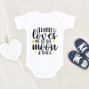 Auntie Baby Onesie - My Auntie Loves Me To The Moon And Back Onesie - Aunt Baby Clothes NW0112 0-3 Months Official ONESIE Merch