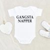 Gangsta Napper Baby Onesie - Gangsta Baby Onesie - Cute Baby Onesie NW0112 0-3 Months Official ONESIE Merch