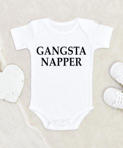 Gangsta Napper Baby Onesie - Gangsta Baby Onesie - Cute Baby Onesie NW0112 0-3 Months Official ONESIE Merch