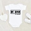 Be Kind It's Gangster Baby Boy Onesie - Cute Baby Onesie - Funny Baby Boy Onesie NW0112 0-3 Months Official ONESIE Merch