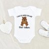 Custom Boys Name Onesie - Worth the Wait Boy Teddy Bear Onesie - Personalized Baby Onesie - Pregnancy Announcement Onesie NW0112 0-3 Months Official ONESIE Merch