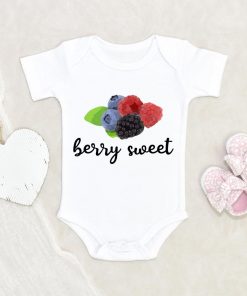 Boho Wildflower Onesie - Berry Sweet Onesie - Flower Onesie - Cute Berry Baby Onesie NW0112 0-3 Months Official ONESIE Merch