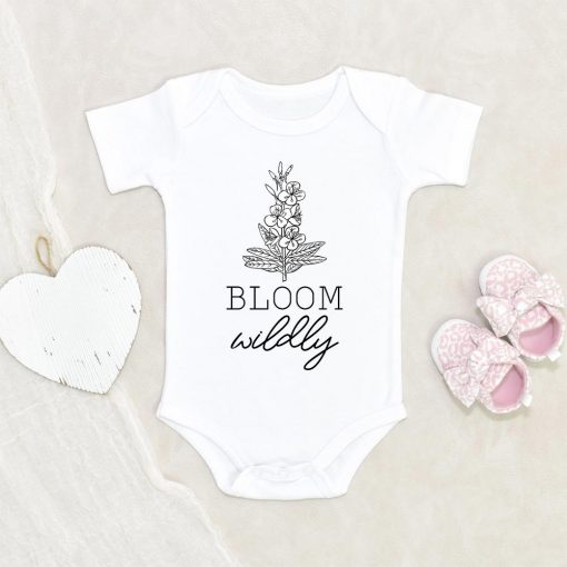 Boho Wildflower Onesie - Bloom Wildly Onesie- Cute Baby Onesie NW0112 0-3 Months Official ONESIE Merch