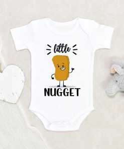Funny Chicken Nugget Onesie - Little Nugget Clothes - Cute Little Nugget Baby Onesie NW0112 0-3 Months Official ONESIE Merch
