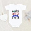 Baby Shower Gift - World's Cutest Tax Deduction Onesie - Pregnancy Reveal Onesie - Funny Baby Onesie - Pregnancy Announcement Onesie NW0112 0-3 Months Official ONESIE Merch