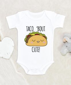 Cute Taco Onesie - Taco 'Bout Cute Baby Onesie - Mexican Baby Clothes NW0112 0-3 Months Official ONESIE Merch