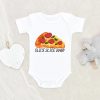 Cute Slice Slice Baby Onesie - Cute Baby Onesie- Funny Baby Onesie - Pizza Baby Onesie NW0112 0-3 Months Official ONESIE Merch