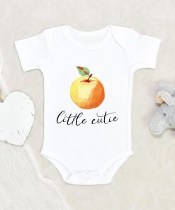 Fruit Baby Onesie - Little Cutie Baby Onesie - Baby Onesie - Vegan Baby Onesie - Cute Little Orange Onesie NW0112 0-3 Months Official ONESIE Merch