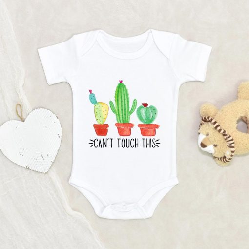 CACTUS Baby Onesie - Can't Touch This Cactus Onesie - Cactus Baby Onesie - Cute Baby Clothes NW0112 0-3 Months Official ONESIE Merch