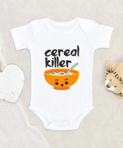 Cereal Killer Baby Onesie - Funny Baby Onesie - Cute Baby Clothes - Cute Baby Onesie - Baby Onesie NW0112 0-3 Months Official ONESIE Merch