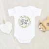 Food Pun Onesie - Cute Olive Baby Onesie - Baby Clothes - Loved Baby - Olive You Baby Onesie NW0112 0-3 Months Official ONESIE Merch