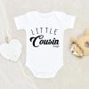 Cousin Baby Announcement Onesie - New Nephew Or Niece Onesie - Little Cousin Onesie - Cute Baby Clothes NW0112 0-3 Months Official ONESIE Merch