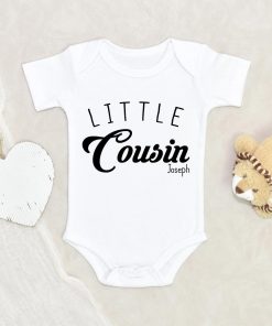 Cousin Baby Announcement Onesie - New Nephew Or Niece Onesie - Little Cousin Onesie - Cute Baby Clothes NW0112 0-3 Months Official ONESIE Merch
