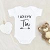 Cute Tia Baby Onesie - Newborn Baby Onesie - I Love My Tia Baby Onesie - Cute Baby Clothes - Tia Baby Clothes NW0112 0-3 Months Official ONESIE Merch