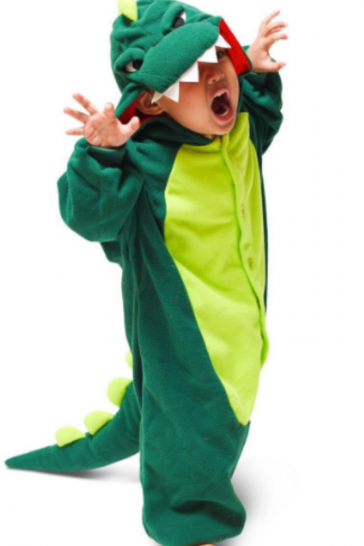 Godzilla The Green Dinosaur Kids Onesie | Onesieful OF0112 XS (100) - 2-4 years - 85-100 CM Official ONESIE Merch