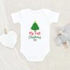 Christmas Tree Baby Onesie - Christmas Baby Clothes - My First Christmas Baby Onesie - Cute Baby Clothes - Custom Baby Onesie NW0112 0-3 Months Official ONESIE Merch