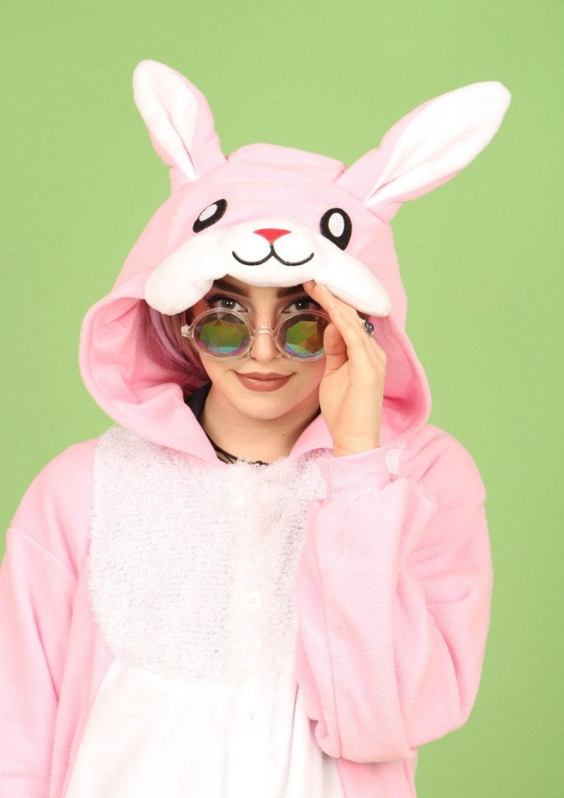 Premium Poppet The Bunny Rabbit Onesie | Onesieful OF0112 Small (Height 148-160 CM 4'10 -5'3) Official ONESIE Merch