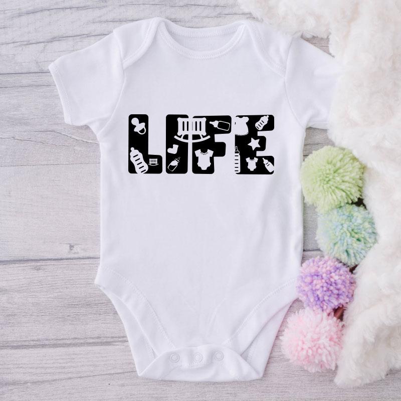 LIFE-Onesie-Best Gift For Babies-Adorable Baby Clothes-Clothes For Baby-Best Gift For Papa-Best Gift For Mama-Cute Onesie NW0112 0-3 Months Official ONESIE Merch