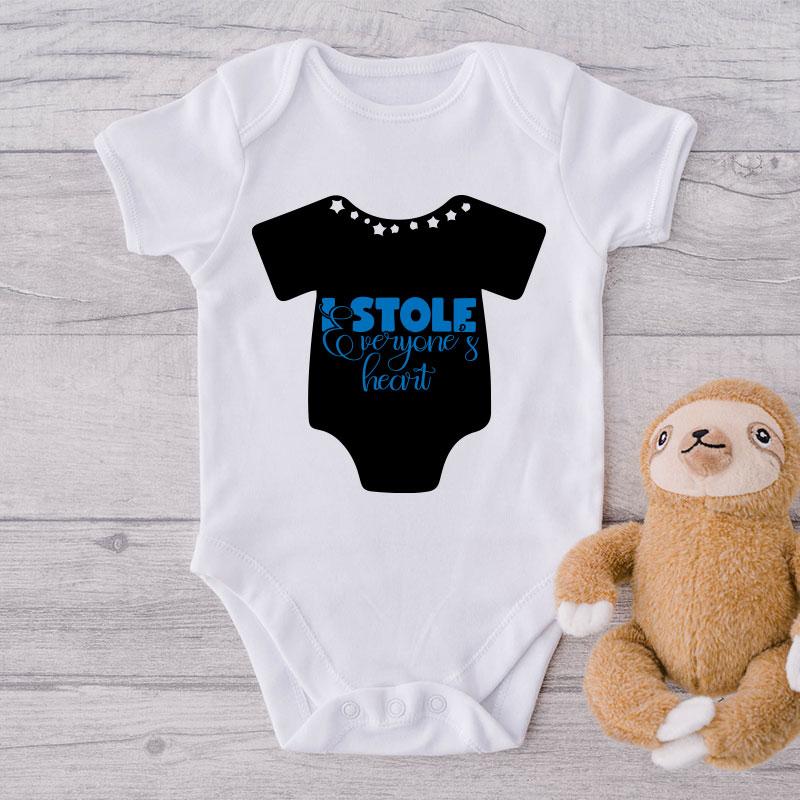 I Stole Everyone's Heart-Onesie-Best Gift For Babies-Adorable Baby Clothes-Clothes For Baby-Best Gift For Papa-Best Gift For Mama-Cute Onesie NW0112 0-3 Months Official ONESIE Merch