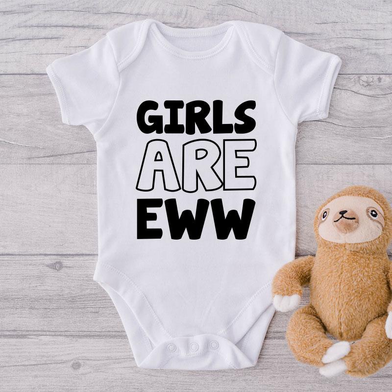 Girls Are Eww-Onesie-Best Gift For Babies-Adorable Baby Clothes-Clothes For Baby-Best Gift For Papa-Best Gift For Mama-Cute Onesie NW0112 0-3 Months Official ONESIE Merch