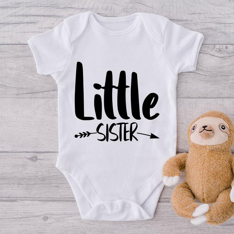 Little Sister-Onesie-Best Gift For Babies-Adorable Baby Clothes-Clothes For Baby-Best Gift For Papa-Best Gift For Mama-Cute Onesie NW0112 0-3 Months Official ONESIE Merch