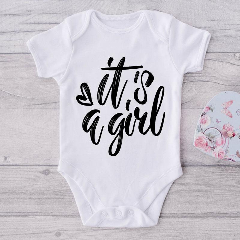 It's A Girl-Onesie-Adorable Baby Clothes-Clothes For Baby-Best Gift For Papa-Best Gift For Mama-Cute Onesie NW0112 0-3 Months Official ONESIE Merch