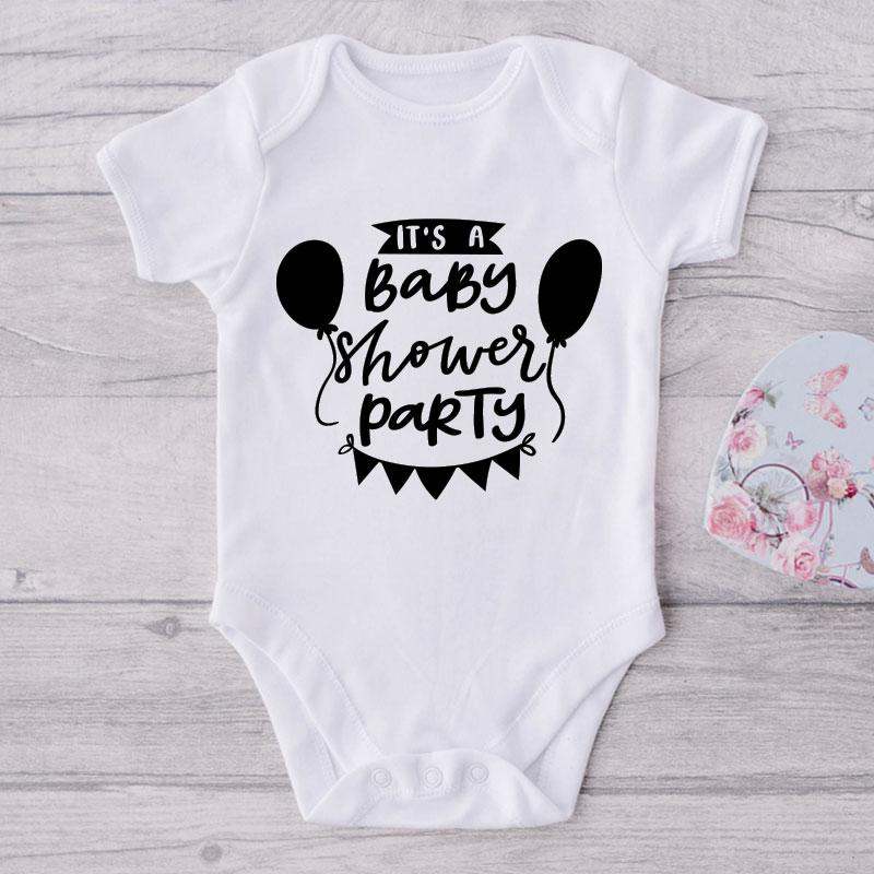 It's A Baby Shower Party-Onesie-Best Gift For Babies-Adorable Baby Clothes-Clothes For Baby-Best Gift For Papa-Best Gift For Mama-Cute Onesie NW0112 0-3 Months Official ONESIE Merch