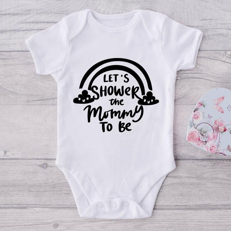 Let's Shower The Mommy To Be-Onesie-Best Gift For Babies-Adorable Baby Clothes-Clothes For Baby-Best Gift For Papa-Best Gift For Mama-Cute Onesie NW0112 0-3 Months Official ONESIE Merch