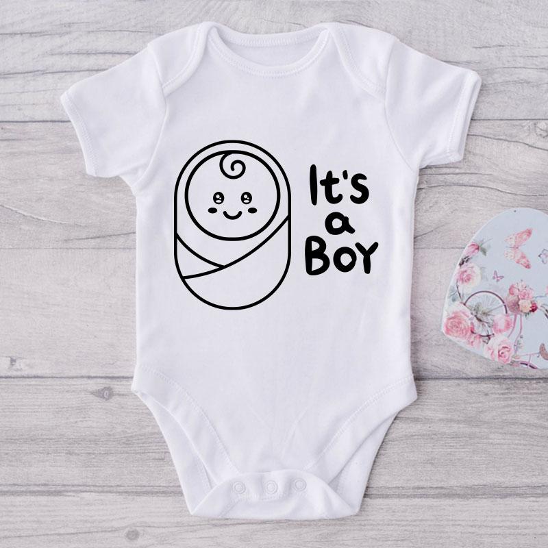 It's A Boy-Onesie-Best Gift For Babies-Adorable Baby Clothes-Clothes For Baby-Best Gift For Papa-Best Gift For Mama-Cute Onesie NW0112 0-3 Months Official ONESIE Merch