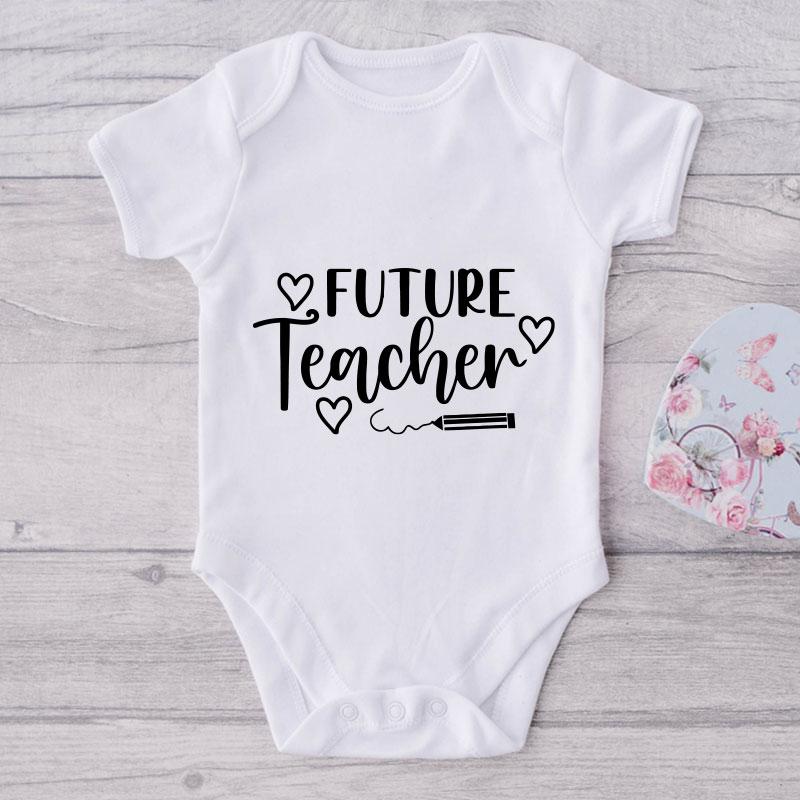 Future Teacher-Onesie-Best Gift For Babies-Adorable Baby Clothes-Clothes For Baby-Best Gift For Papa-Best Gift For Mama-Cute Onesie NW0112 0-3 Months Official ONESIE Merch