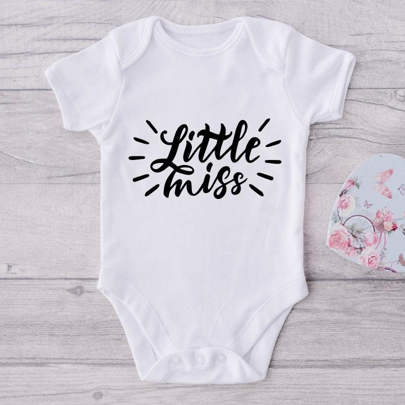 Little Miss-Onesie-Best Gift For Babies-Adorable Baby Clothes-Clothes For Baby-Best Gift For Papa-Best Gift For Mama-Cute Onesie NW0112 0-3 Months Official ONESIE Merch