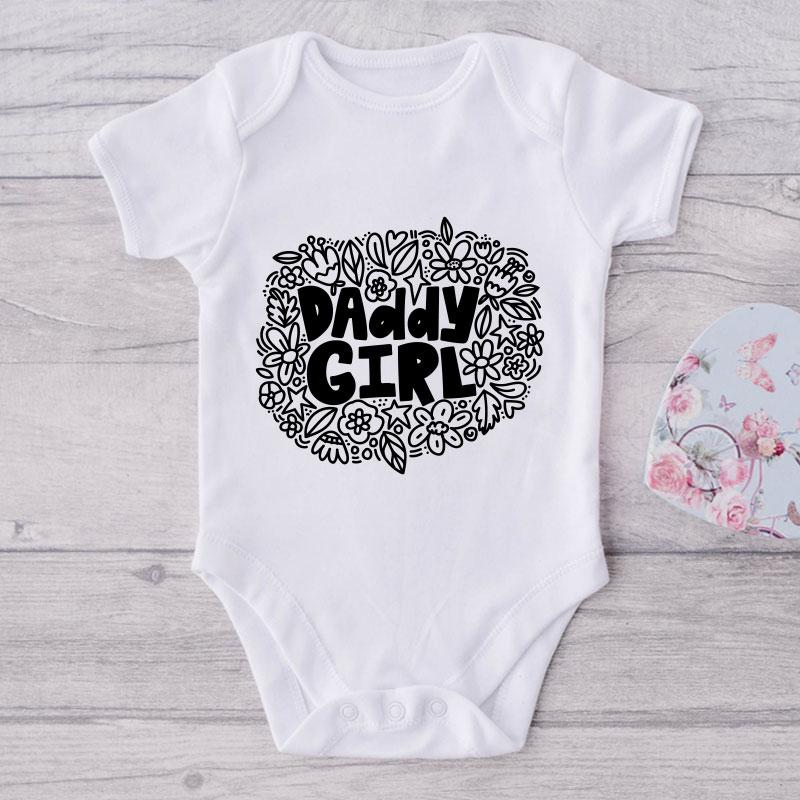 Daddy Girl-Onesie-Best Gift For Babies-Adorable Baby Clothes-Clothes For Baby Girl-Best Gift For Papa-Best Gift For Mama-Cute Onesie NW0112 0-3 Months Official ONESIE Merch