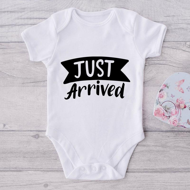 Just Arrived-Funny Onesie-Best Gift For Babies-Adorable Baby Clothes-Clothes For Baby-Best Gift For Papa-Best Gift For Mama-Cute Onesie NW0112 0-3 Months Official ONESIE Merch